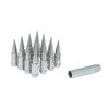 SSPK4-10125 4-Lug 10-1.25 Short Spike Kit, Chrome - image 2