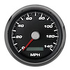 01140-01 Performance Series Programmable Speedometer, Black, 3-3/8 in., 140 Mph - image 1