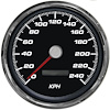 01150-01M Performance Series Programmable Speedometer, Black, 4-3/8 in., 240 Kph - image 1