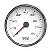 01151-03 Performance Series Programmable Tachometer, White, 4-3/8 in. - image 1
