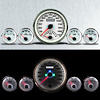 01505-03 Performance Series Direct-Fit Gauge Kit, Dodge Truck, White - image 1