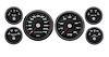 01649-01M Performance Series 6-Gauge Kit, Black, 3-3/8 in.
