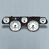 01705-03 Performance Series Direct-Fit Gauge Kit, Ford Mustang 67-68, White - image 1