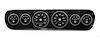 01706-01 Performance Series Direct-Fit Gauge Kit, Ford Mustang 64-66, Black - image 1