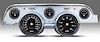 01727-01 Performance Series Direct-Fit Gauge Kit, Ford Mustang 67-68, Black - image 1