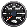 02193-01 Performance Ii Series Oil Temperature Gauge, Black, 2-1/16 in. - image 1