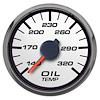 02193-03 Performance Ii Series Oil Temperature Gauge, White, 2-1/16 in. - image 1