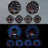 02649-91 Performance Ii Series 6-Gauge Kit, Black, 3-7/16 in.