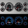 02659-91 Performance Ii Series 6-Gauge Kit, Black, 4-3/8 in.