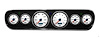 02706-03 Performance Ii Series Direct-Fit Gauge Kit, Ford Mustang 64-66, White - image 1