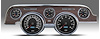 02717-01 Performance Ii Series Direct-Fit Gauge Kit, Ford Mustang 67-68, Black - image 1