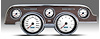 02717-03M Performance Ii Series Direct-Fit Gauge Kit, Ford Mustang 67-68, White - image 1