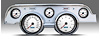 02727-03 Performance Ii Series Direct-Fit Gauge Kit, Ford Mustang 67-68, White - image 1