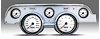 02727-03M Performance Ii Series Direct-Fit Gauge Kit, Ford Mustang 67-68, White - image 1