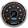 20151-01 CFR Redline Series Programmable Tachometer, Black, 4-3/8 in. - image 1