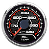 20193-01 CFR Redline Series Oil Temperature Gauge, Black, 2-1/16 in. - image 1