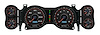 20670-01M CFR Redline Series Direct-Fit Gauge Kit, Chevy Camaro 70-78, Black - image 1