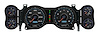 20670-05M CFR Redline Series Direct-Fit Gauge Kit, Chevy Camaro 70-78, Blue - image 1