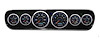 20706-05 CFR Blueline Series Direct-Fit Gauge Kit, Ford Mustang 64-66, Blue - image 1