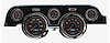 20707-01 CFR Redline Series Direct-Fit Gauge Kit, Ford Mustang 67-68, Black - image 1
