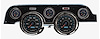 20707-05 CFR Redline Series Direct-Fit Gauge Kit, Ford Mustang 67-68, Blue - image 1