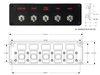 24111-01 NVU Toggle Switch Panel w//Guards, RGB LEDs - image 4