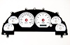 26101-03 Gauge Kit, Ford Mustang Overlay 99-04, White - image 1