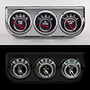 37330-01 Woodward Series 3-Gauge Kit, Black - image 1