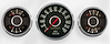 37331-01 Woodward Series 3-Gauge Kit, Black, 3-3/8 in. - image 1