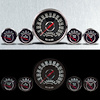 37595-01 Woodward Series Direct-Fit Gauge Kit, Chevy Car, Black - image 1