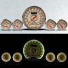 37595-02 Woodward Series Direct-Fit Gauge Kit, Chevy Car, Beige - image 1
