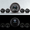 40505-01 1940 Series Direct-Fit Gauge Kit, Dodge Truck, Black - image 1
