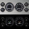 40659-91 1940 Series 6-Gauge Kit, Black, 4-3/8 in. - image 1