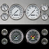 40659-93 1940 Series 6-Gauge Kit, White, 4-3/8 in. - image 1