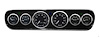40706-01 1940 Series Direct-Fit Gauge Kit, Ford Mustang 64-66, Black - image 1