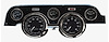 40707-01 1940 Series Direct-Fit Gauge Kit, Ford Mustang 67-68, Black - image 1