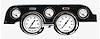 40707-03 1940 Series Direct-Fit Gauge Kit, Ford Mustang 67-68, White - image 1