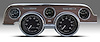 40717-01 1940 Series Direct-Fit Gauge Kit, Ford Mustang 67-68, Black - image 1