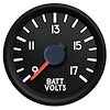 44123-01 Aviator Series Voltmeter, Black - image 1