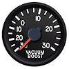 44194-01 Aviator Series Vacuum/Boost Gauge, Black, 2-1/16 in. - image 1