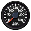 44199-01 Aviator Series Axle Temperature Gauge, Black, 2-1/16 in. - image 1