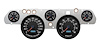 44705-01M Aviator Series Direct-Fit Gauge Kit, Ford Mustang 67-68, Black - image 1