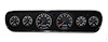 44706-01 Aviator Series Direct-Fit Gauge Kit, Ford Mustang 64-66, Black - image 1