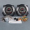 47372-01 Woodward Series Direct-Fit Gauge Kit, Chevy Truck 47-53, Black - image 1