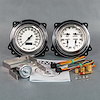 47401-03 1940 Series Direct-Fit Gauge Kit, Chevy Truck 47-53, White - image 1
