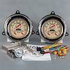 54372-02 Woodward Series Direct-Fit Gauge Kit, Chevy Truck 1954, Beige - image 1