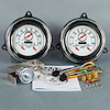 54372-03 Woodward Series Direct-Fit Gauge Kit, Chevy Truck 1954, White - image 1