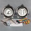 54401-03 1940 Series Direct-Fit Gauge Kit, Chevy Truck 1954, White - image 1