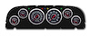 61371-01 Woodward Series Direct-Fit Gauge Kit, Chevy Truck 60-63, Black - image 1