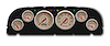 61371-02 Woodward Series Direct-Fit Gauge Kit, Chevy Truck 60-63, Beige - image 1
